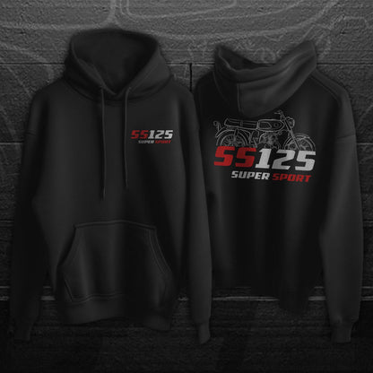 Honda SS125 A Super Sport Inspired Hoodie - Motorcycle Sweatshirt for Riders