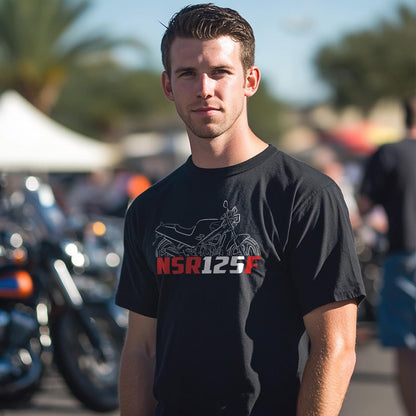 Honda NSR125 | F & R Inspired T-Shirt - Motorcycle Tee Shirt for Riders