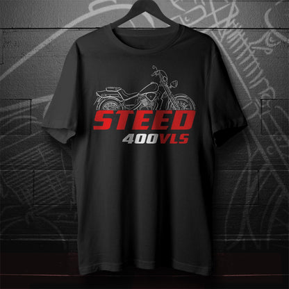 Honda Steed 400 VLS 1998 Inspired T-Shirt - Motorcycle Tee Shirt for Riders