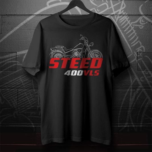 Honda Steed 400 VLS 1998 Inspired T-Shirt - Motorcycle Tee Shirt for Riders