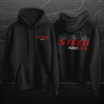 Honda Steed 400 VLX Inspired Hoodie - Motorcycle Sweatshirt for Riders