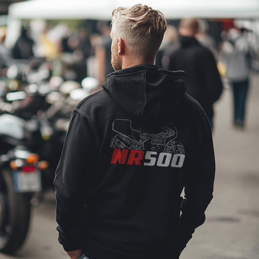 Honda NR500 Inspired Hoodie - Motorcycle Sweatshirt for Riders