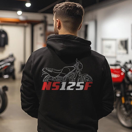 Honda NS125 | F & R Inspired Hoodie - Motorcycle Sweatshirt for Riders