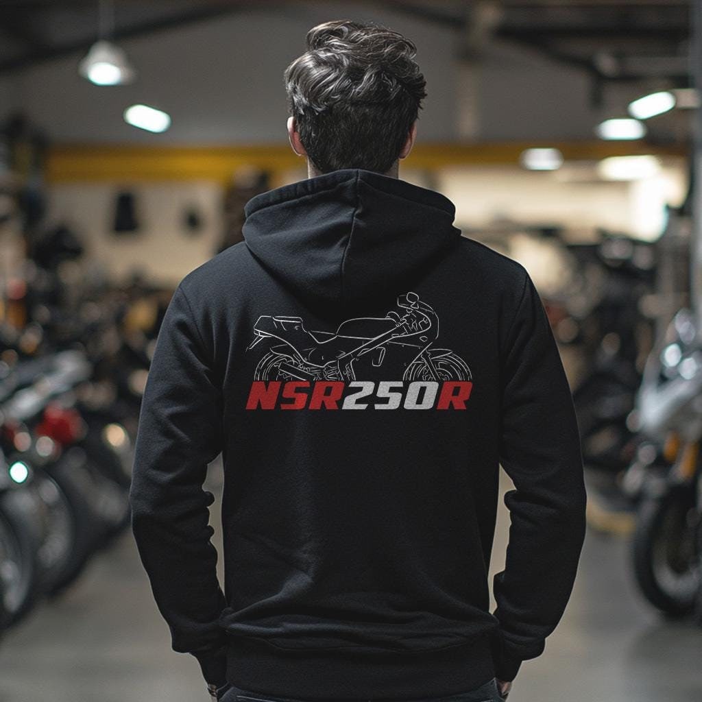 Honda NSR250R Inspired Hoodie - Motorcycle Sweatshirt for Riders