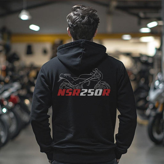 Honda NSR250R Inspired Hoodie - Motorcycle Sweatshirt for Riders
