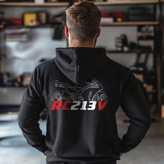 Honda RC213 V & V-S Inspired Hoodie - Motorcycle Sweatshirt for Riders