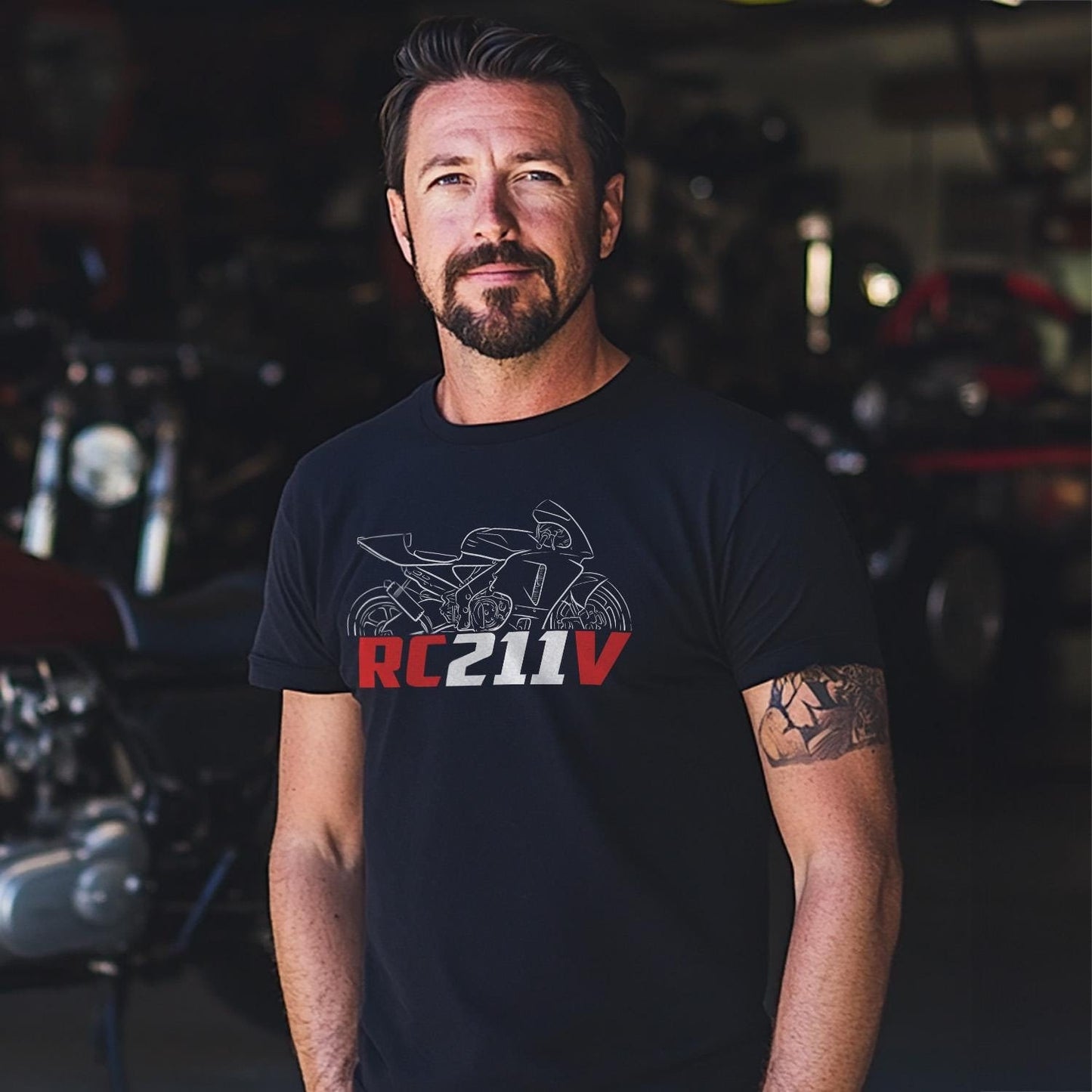 Honda RC211V Inspired T-Shirt - Motorcycle Tee Shirt for Riders