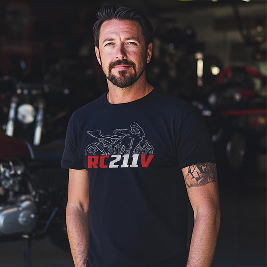 Honda RC211V Inspired T-Shirt - Motorcycle Tee Shirt for Riders
