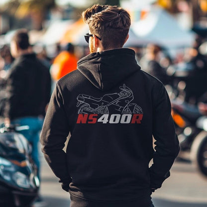 Honda NS400R Inspired Hoodie - Motorcycle Sweatshirt for Riders