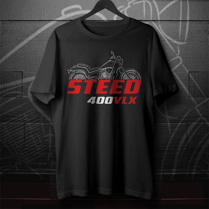 Honda Steed 400 VLX Inspired T-Shirt - Motorcycle Tee Shirt for Riders