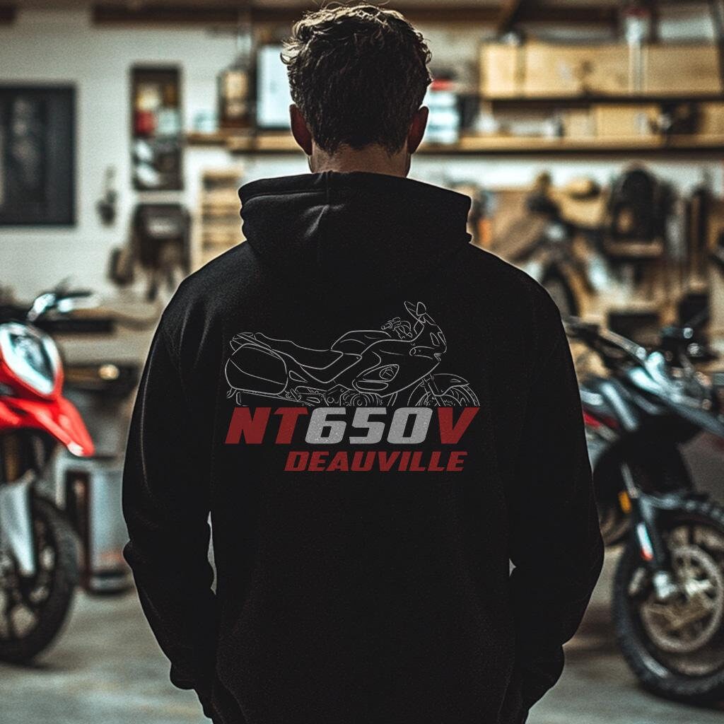 Honda NT650V Deauville Inspired Hoodie - Motorcycle Sweatshirt for Riders
