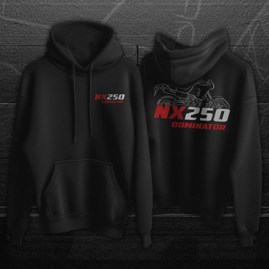 Honda NX250 Dominator Inspired Hoodie - Motorcycle Sweatshirt for Riders