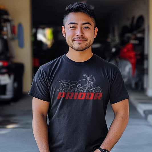Honda Pridor Inspired T-Shirt - Motorcycle Tee Shirt for Riders