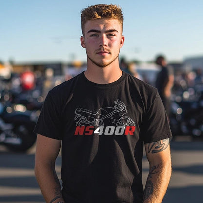Honda NS400R Inspired T-Shirt - Motorcycle Tee Shirt for Riders