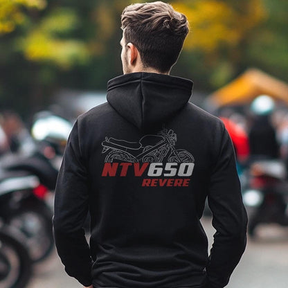 Honda NTV650 Revere Inspired Hoodie - Motorcycle Sweatshirt for Riders