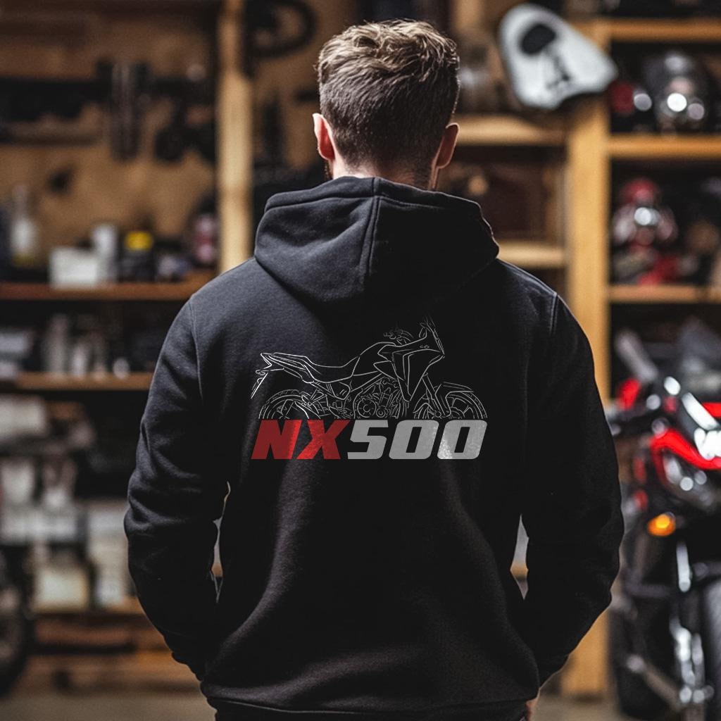 Honda NX500 2024 Inspired Hoodie - Motorcycle Sweatshirt for Riders