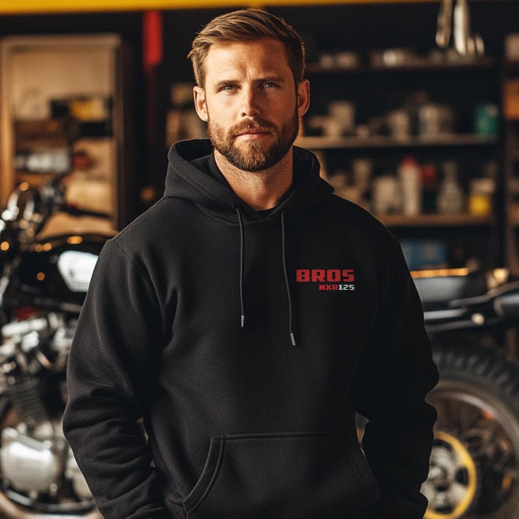 Honda NXR125 Bros Inspired Hoodie - Motorcycle Sweatshirt for Riders