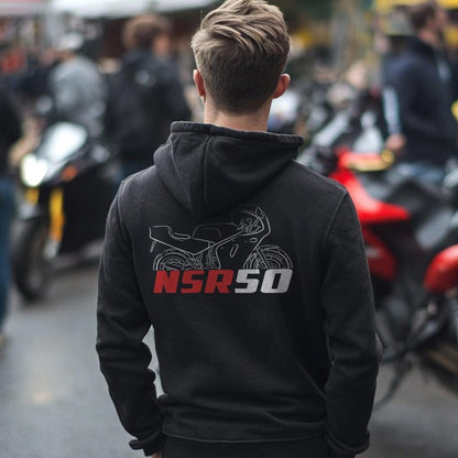 Honda NSR 50 Inspired Hoodie - Motorcycle Sweatshirt for Riders