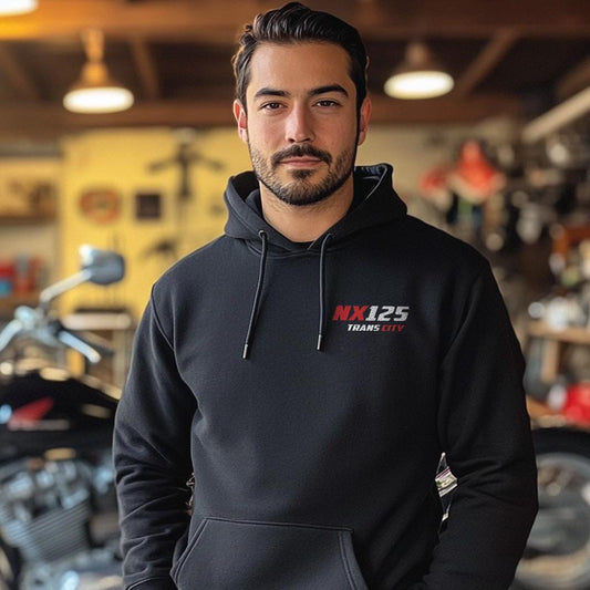 Honda NX125 Trans City Inspired Hoodie - Motorcycle Sweatshirt for Riders