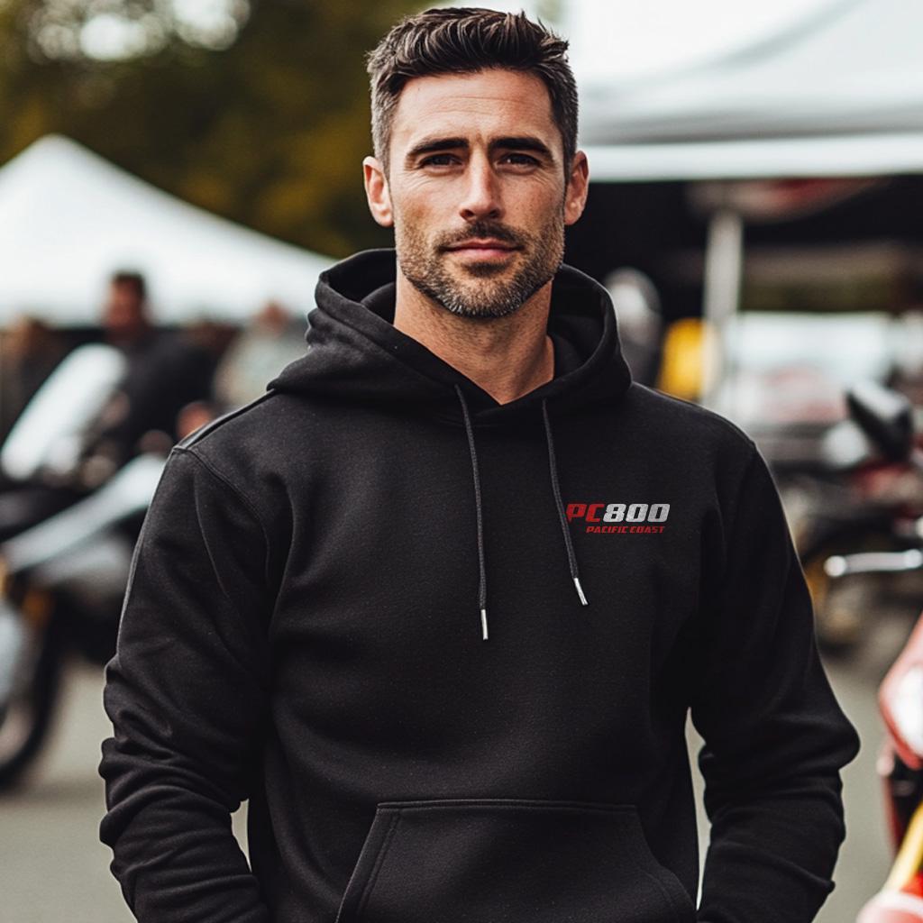 Honda PC800 Pacific Coast Inspired Hoodie - Motorcycle Sweatshirt for Riders