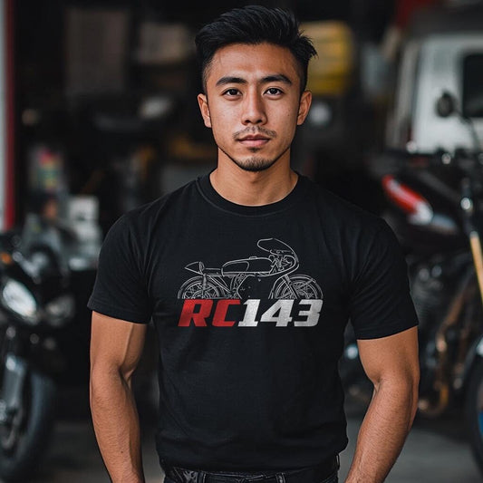 Honda RC143 1960 Inspired T-Shirt - Motorcycle Tee Shirt for Riders