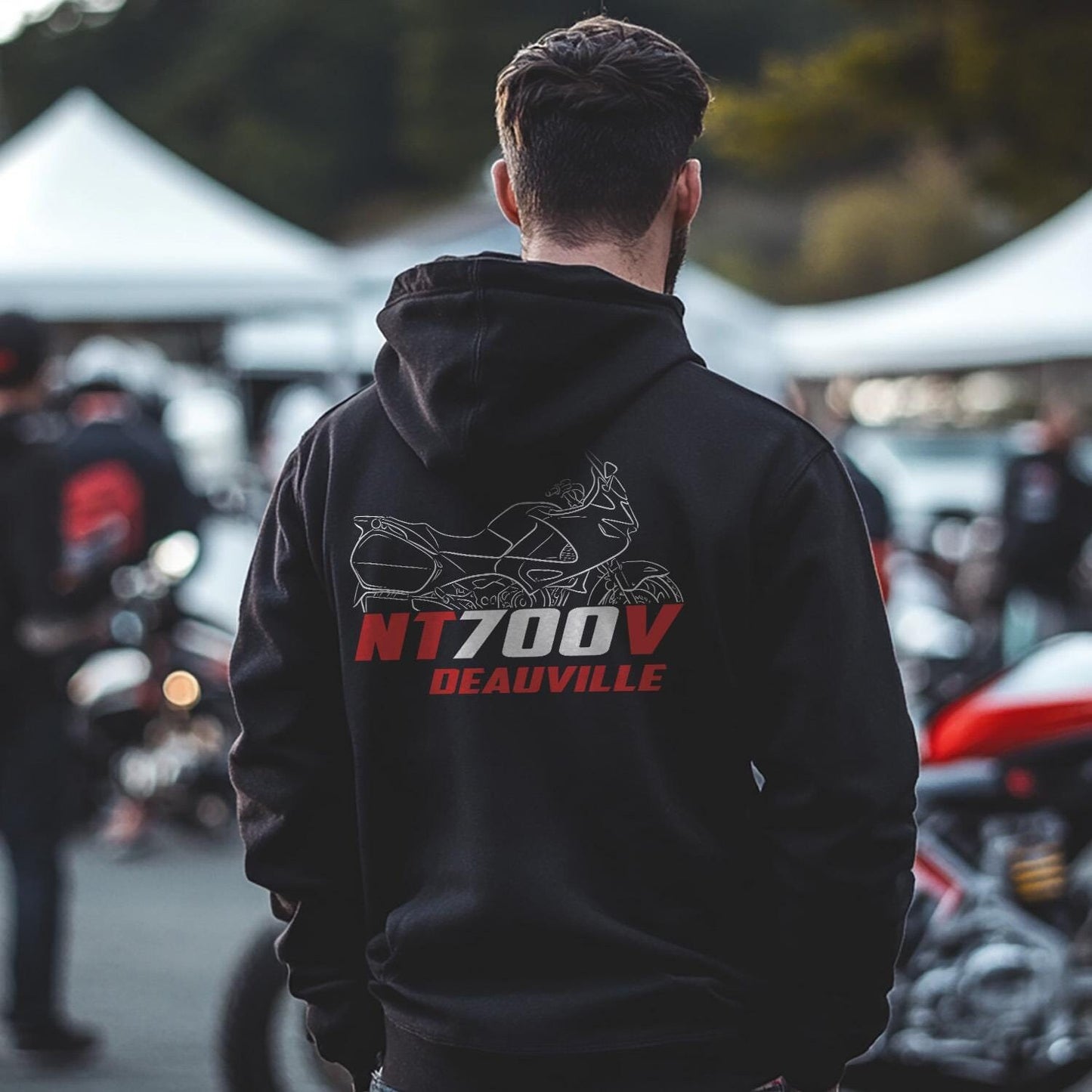 Honda NT700V Deauville Inspired Hoodie - Motorcycle Sweatshirt for Riders