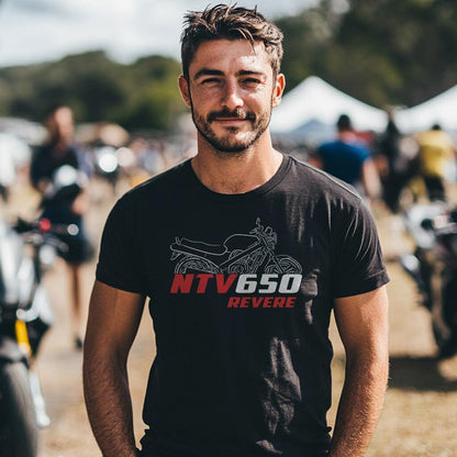 Honda NTV650 Revere Inspired T-Shirt - Motorcycle Tee Shirt for Riders