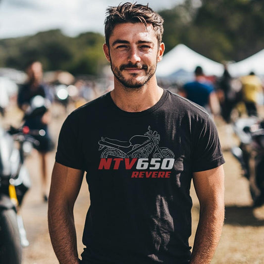 Honda NTV650 Revere Inspired T-Shirt - Motorcycle Tee Shirt for Riders