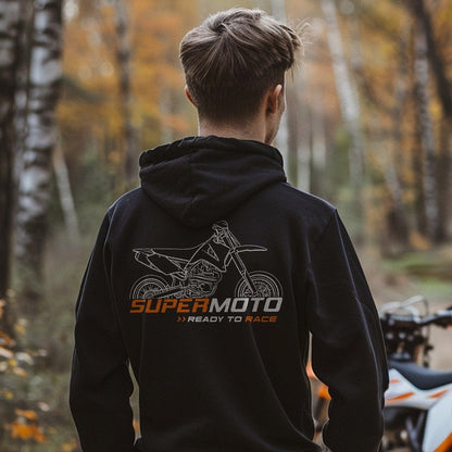 KTM 660 SuperMoto Factory Replica 2003 Hoodie - Motorcycle Sweatshirt for Riders