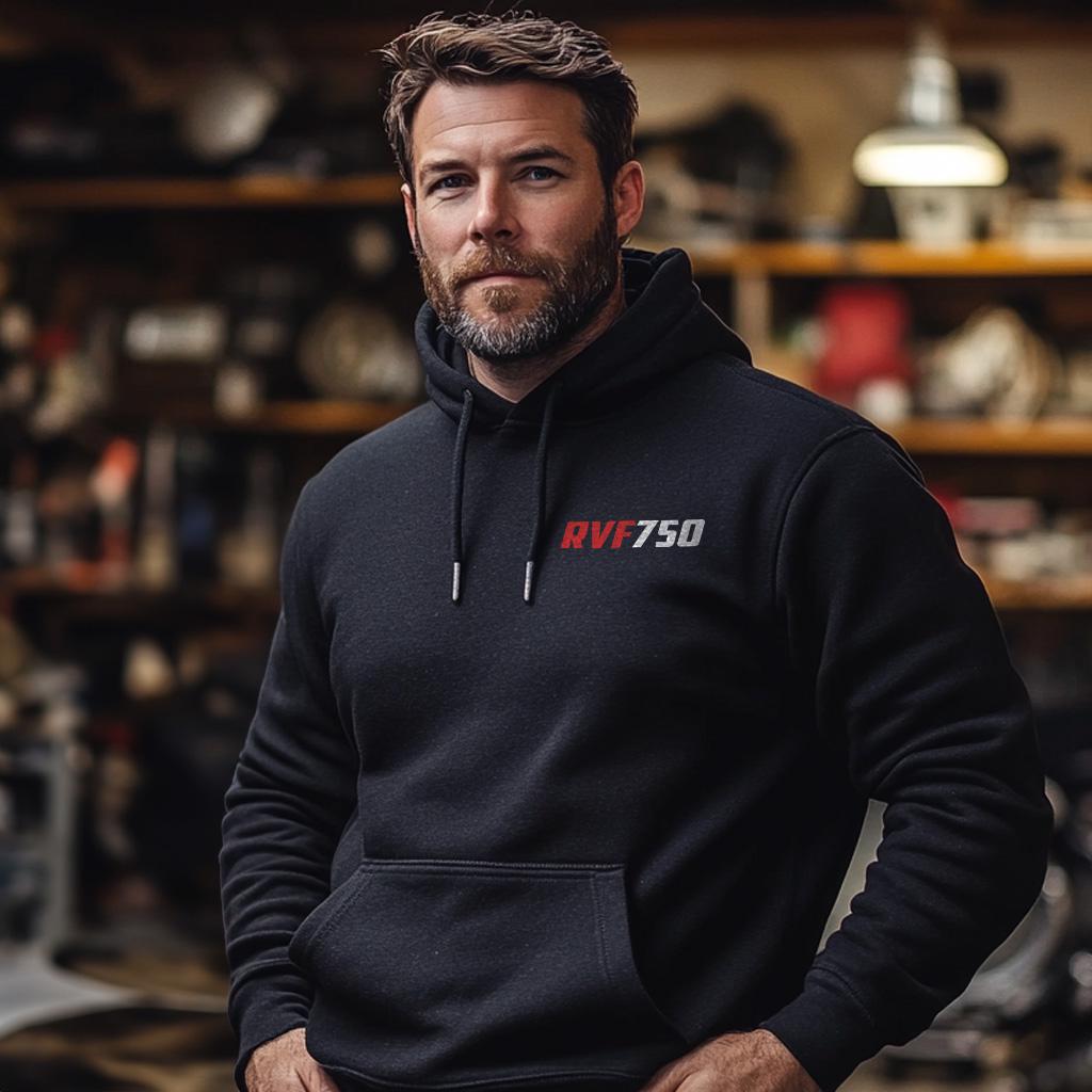 Honda RVF750 Inspired Hoodie - Motorcycle Sweatshirt for Riders