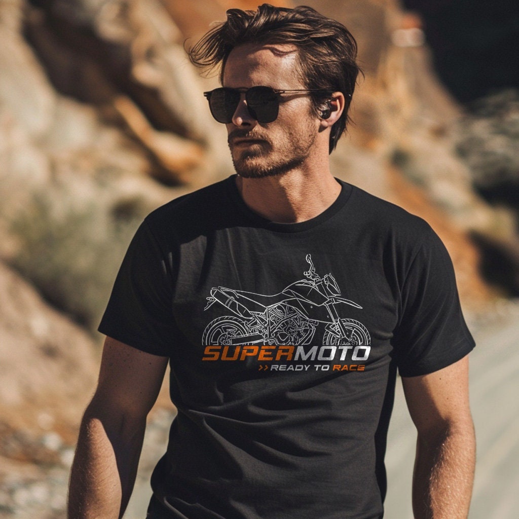 KTM 990 Supermoto T-Shirt - Motorcycle Tee Shirt for Riders