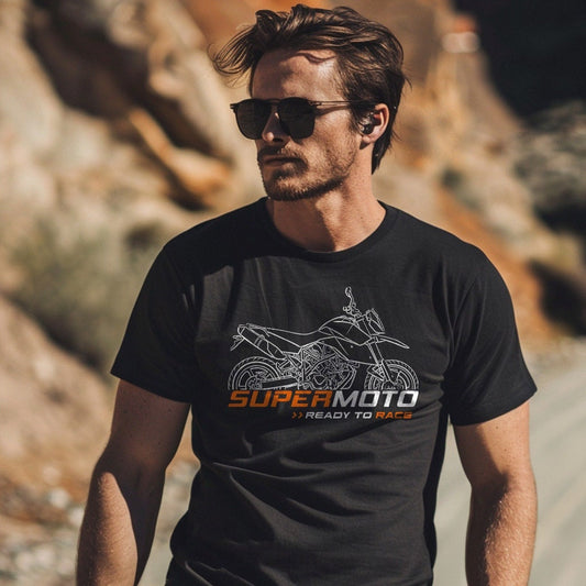 KTM 990 Supermoto T-Shirt - Motorcycle Tee Shirt for Riders