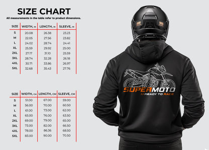 KTM 990 Supermoto Hoodie - Motorcycle Sweatshirt for Riders