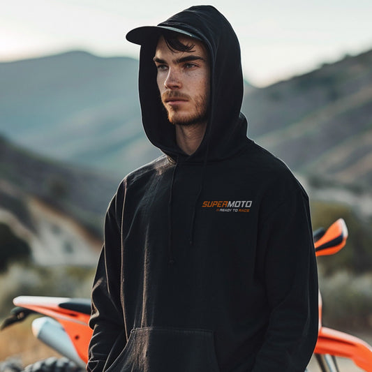 KTM 450 SMS Hoodie - Motorcycle Sweatshirt for Supermoto Riders