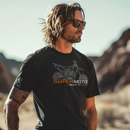 KTM 525 SX Supermoto T-Shirt - Motorcycle Tee Shirt for Riders