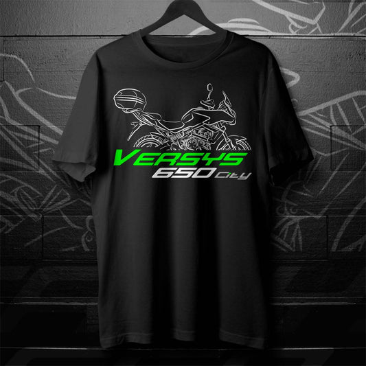 Kawasaki Versys 650 GT | LT | City | Tourer T-Shirt - Motorcycle Tee Shirt for ADV Riders