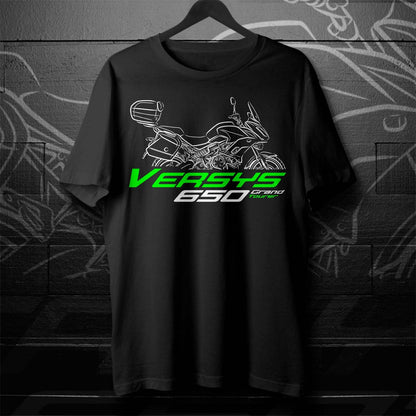 Kawasaki Versys 650 GT | LT | City | Tourer T-Shirt - Motorcycle Tee Shirt for ADV Riders