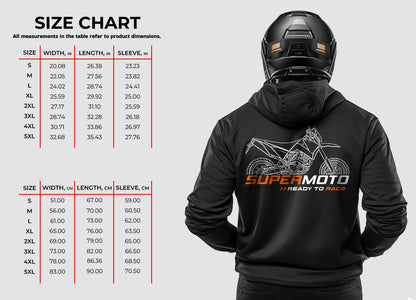 KTM 625 SMC Hoodie - Motorcycle Sweatshirt for Supermoto Riders