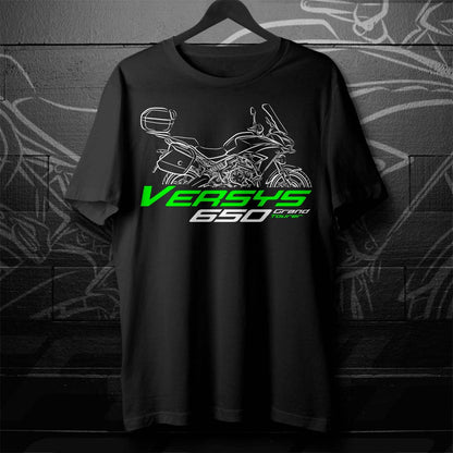 Kawasaki Versys 650 GT | LT | City | Tourer T-Shirt - Motorcycle Tee Shirt for ADV Riders