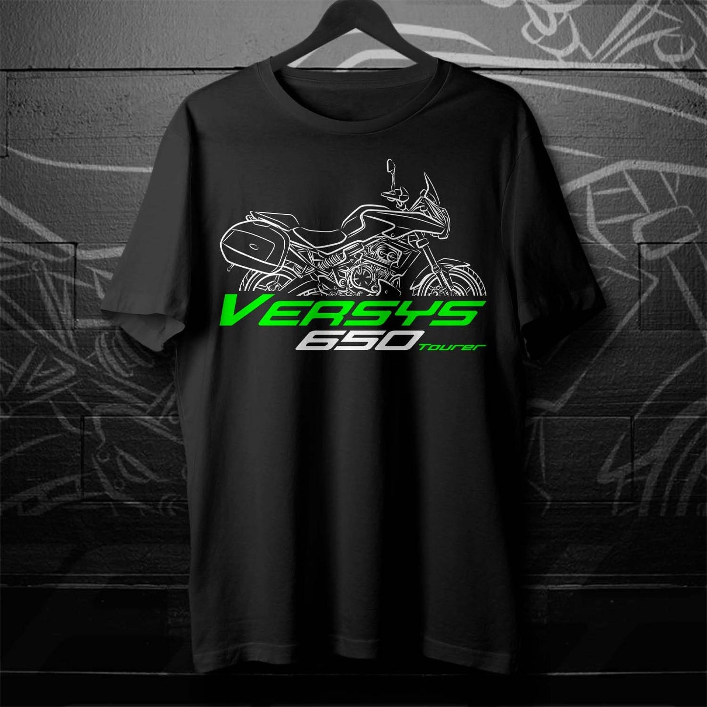 Kawasaki Versys 650 GT | LT | City | Tourer T-Shirt - Motorcycle Tee Shirt for ADV Riders