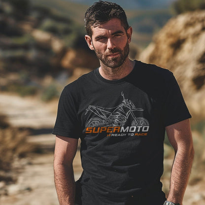 KTM 640 LC4 SuperMoto T-Shirt - Motorcycle Tee Shirt for Riders