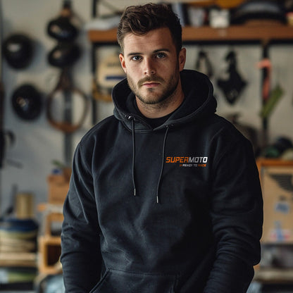 KTM 625 SC Supermoto 2002 Hoodie - Motorcycle Sweatshirt for Supermoto Riders