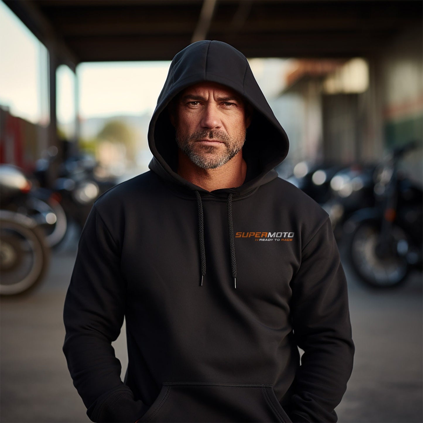 KTM 640 LC4 SuperMoto Hoodie - Motorcycle Sweatshirt for Riders