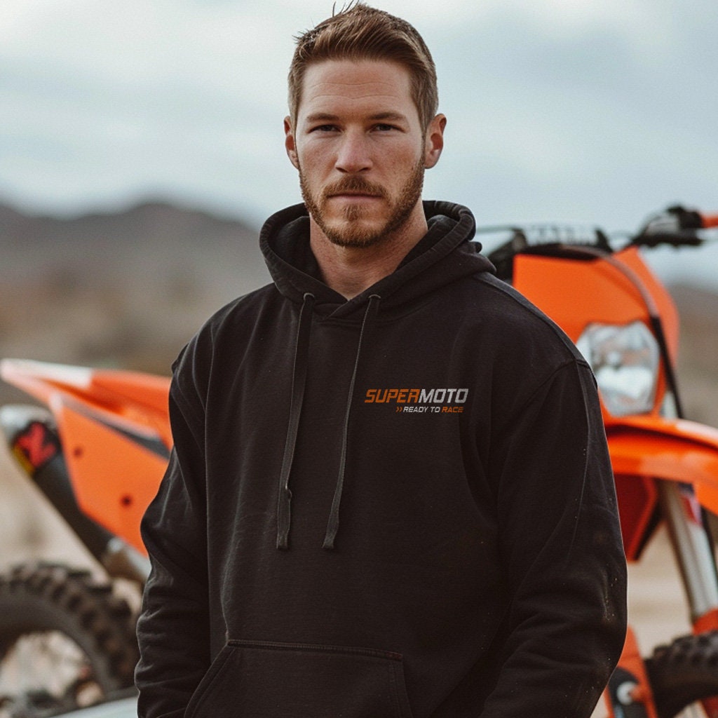 KTM 660 SMS 2004 Hoodie - Motorcycle Sweatshirt for SuperMoto Riders