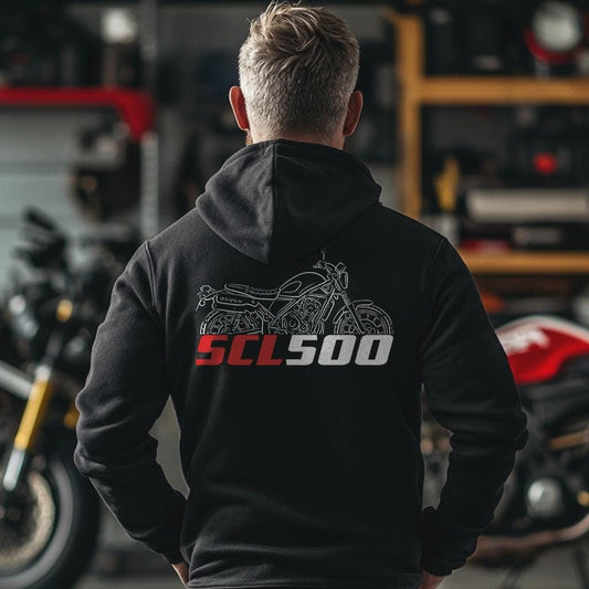 Honda SCL500 Inspired Hoodie - Motorcycle Sweatshirt for Riders