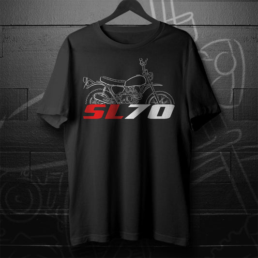Honda SL70 Inspired T-Shirt - Motorcycle Tee Shirt for Riders