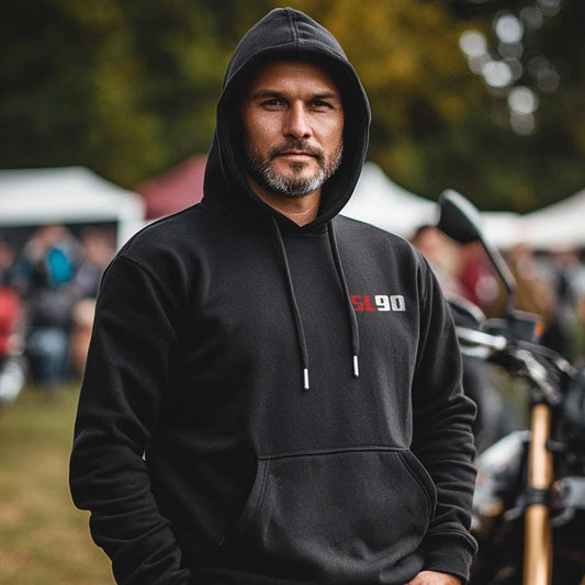 Honda SL90 1969 Inspired Hoodie - Motorcycle Sweatshirt for Riders
