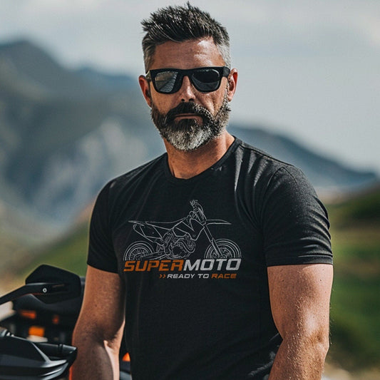 KTM 450 SMS T-Shirt - Motorcycle Tee Shirt for Supermoto Riders