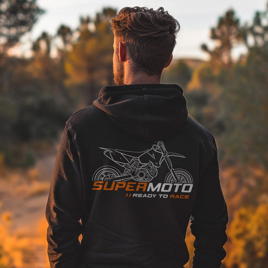 KTM 525 SMR Hoodie - Motorcycle Sweatshirt for Supermoto Riders