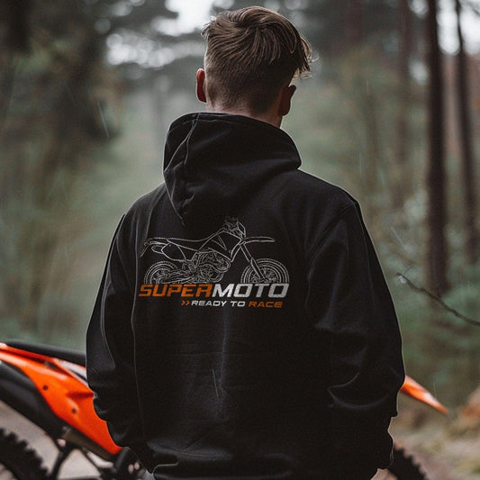 KTM 620 LC4 Supermoto Hoodie - Motorcycle Sweatshirt for Riders